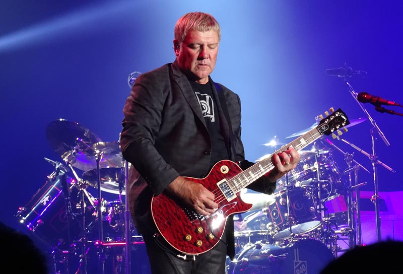 Alex Lifeson Playing Guitar