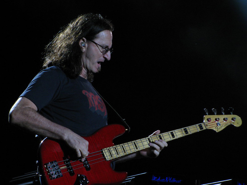 Geddy Lee Playing Bass