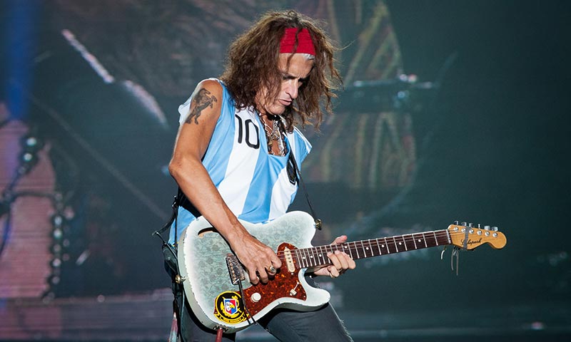 Joe Perry Playing Guitar