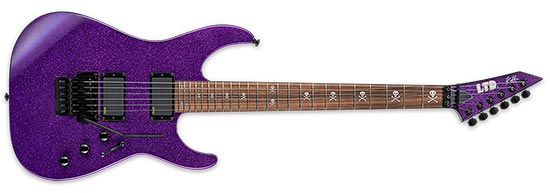 Kirk Hammett ESP Purple Sparkle