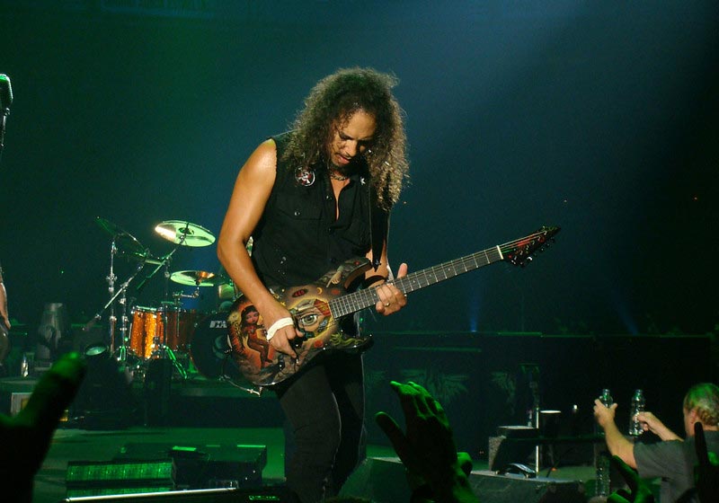 Kirk Hammett Playing Guitar