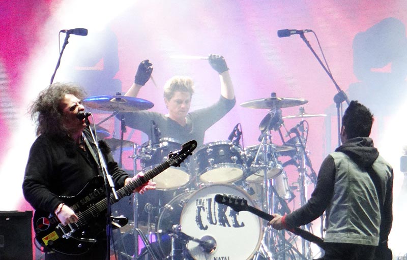 Post Punk Band The Cure Performing Live