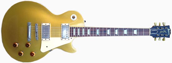 Steve Hackett Fernandes Les Paul Goldtop