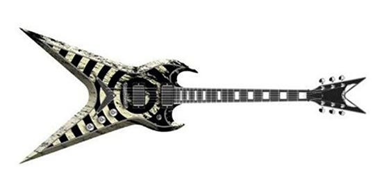 Zakk Wylde Dean Splittail Muddy Bullseye Guitar