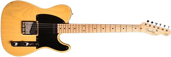 Fender Custom Shop Danny Gatton Telecaster Black Pickguard