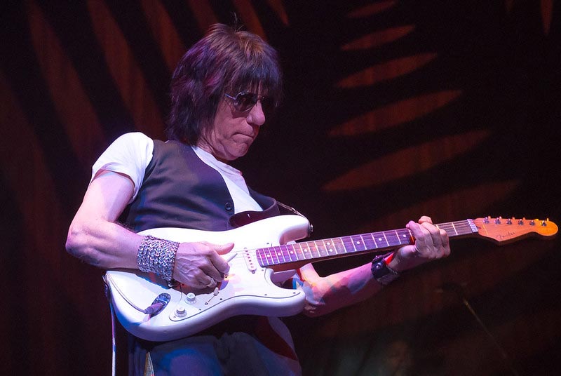 Jeff Beck Playing Guitar