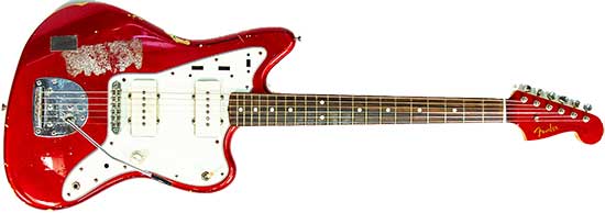 Red Fender Jazzmaster