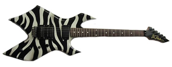 B.C Rich Warlock Zebra