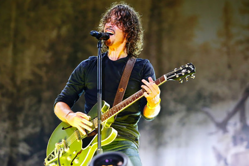 Chris Cornell Playing Guitar