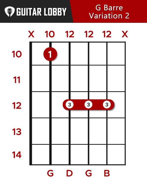 G Major Barre Variation 2