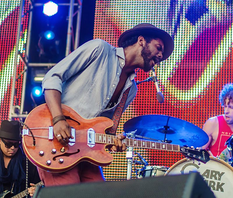 Gary Clark Jr Playing Guitar Live