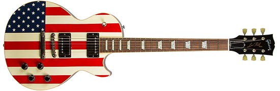 Ted Nugent Gibson Stars and Stripes Custom Les Paul