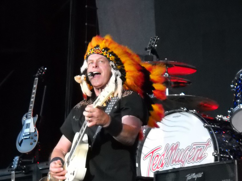 Ted Nugent Playing Guitar