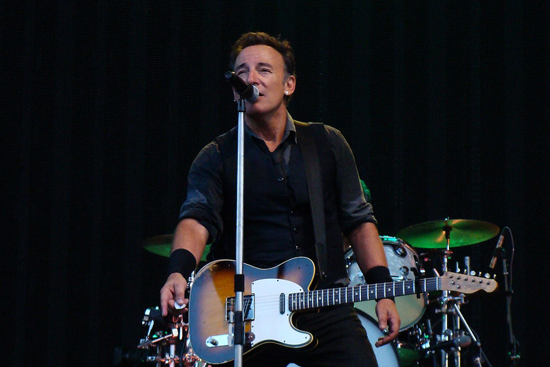 Bruce Springsteen Playing Guitar