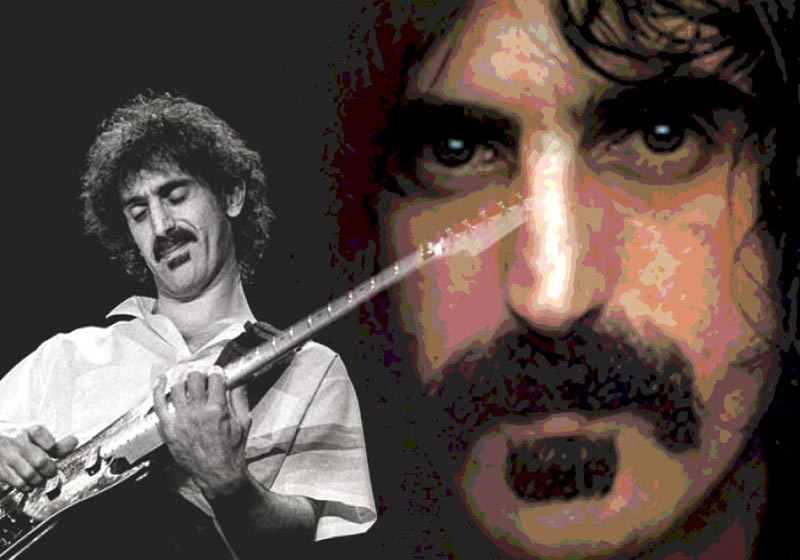 Frank Zappa Playing Guitar
