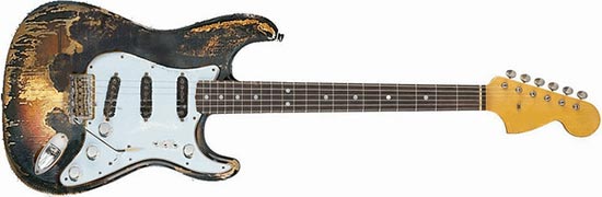 Jimi Hendrix Sunburst Relic Stratocaster