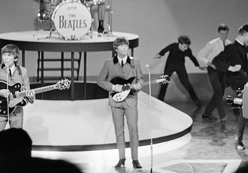 John Lennon Playing Guitar Live