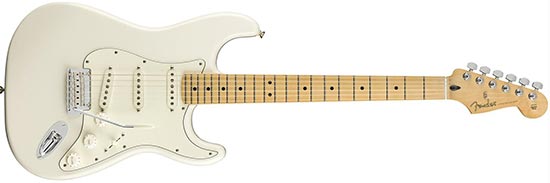 Alex Turner White Fender Stratocaster