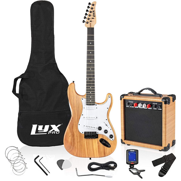 LyxPro Electric Guitar 39 inch Guitar Pack