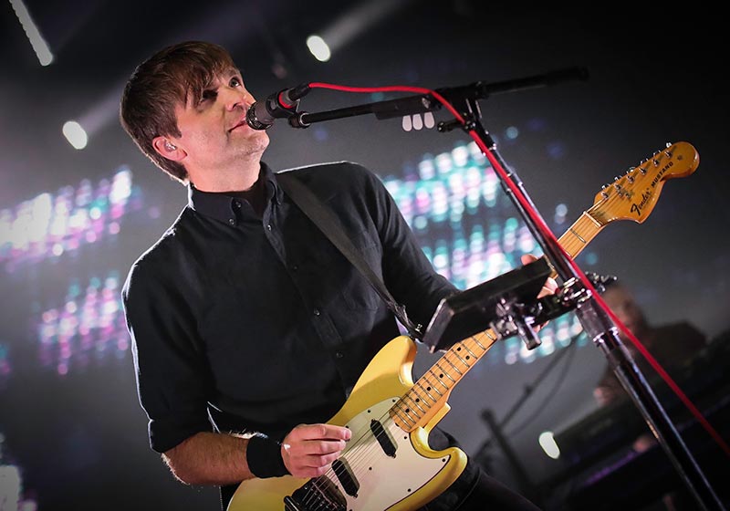 Ben Gibbard of Emo Band Death Cab for Cutie performing at Palace Theatre