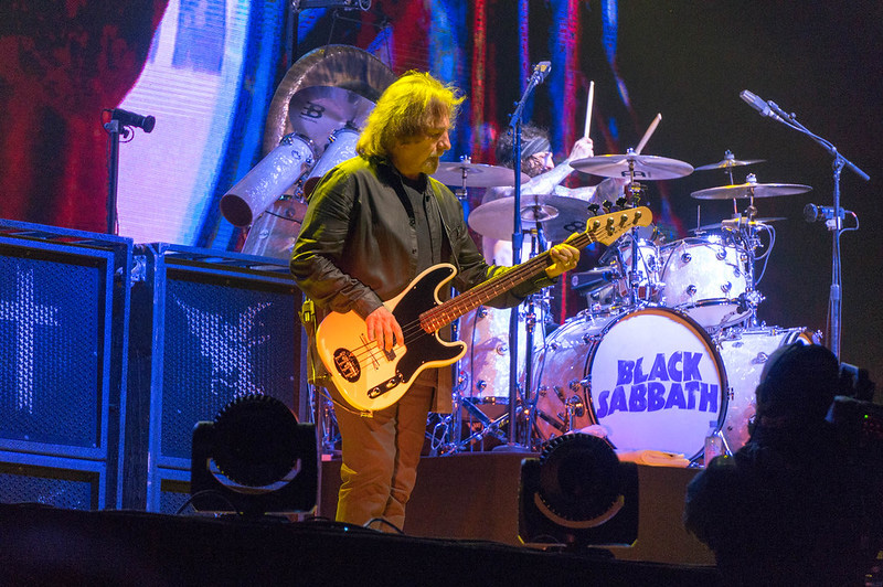 Geezer Butler Playing Bass