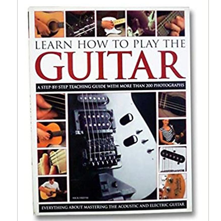 Learn how to play the Guitar, A step by step teaching guide with more than 200 photographs, by Nick Freeth - Best Illustrated Guitar Book For Beginners