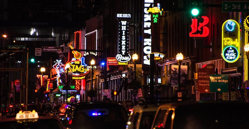 Photo of one of the best cities for musicians Nashville