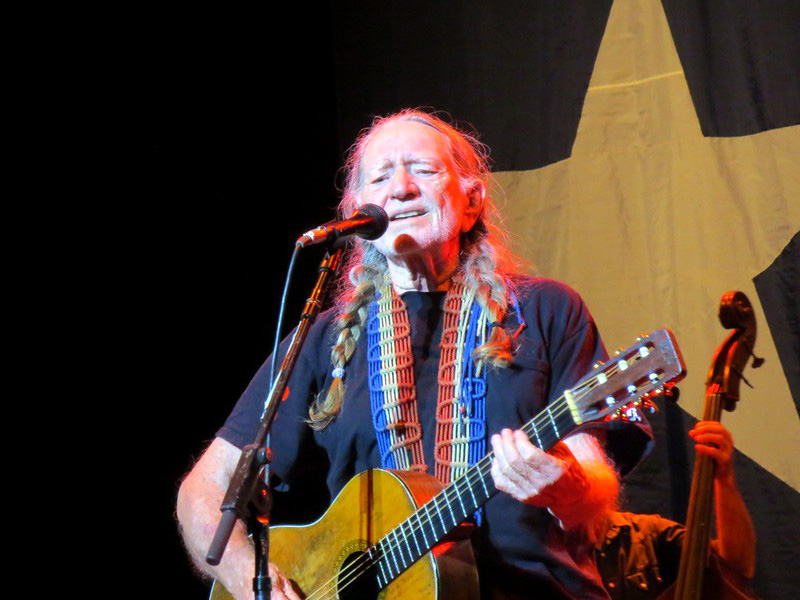 Willie Nelson Playing Guitar