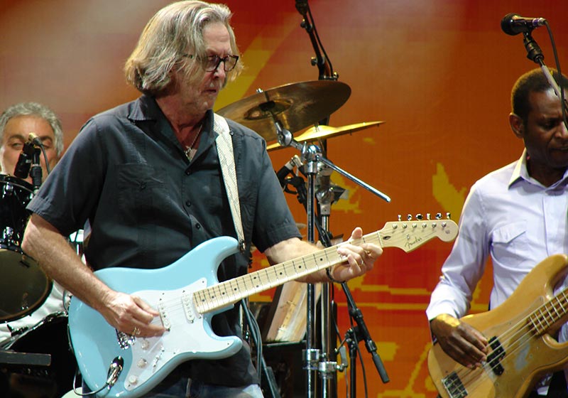 Eric Clapton Playing Classic Rock Music