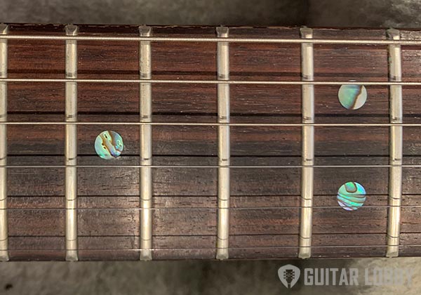 Fret Markers of an Electric Guitar