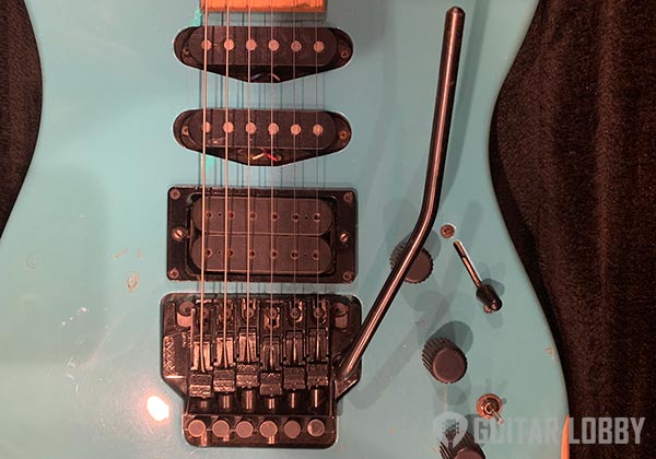 Locking Tremolo of an Electric Guitar