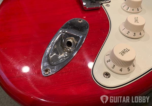 Output Jack of an Electric Guitar