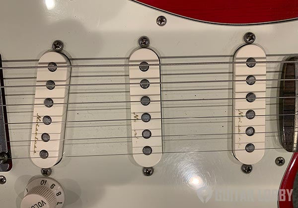 Pickups of an Electric Guitar Stratocaster Style