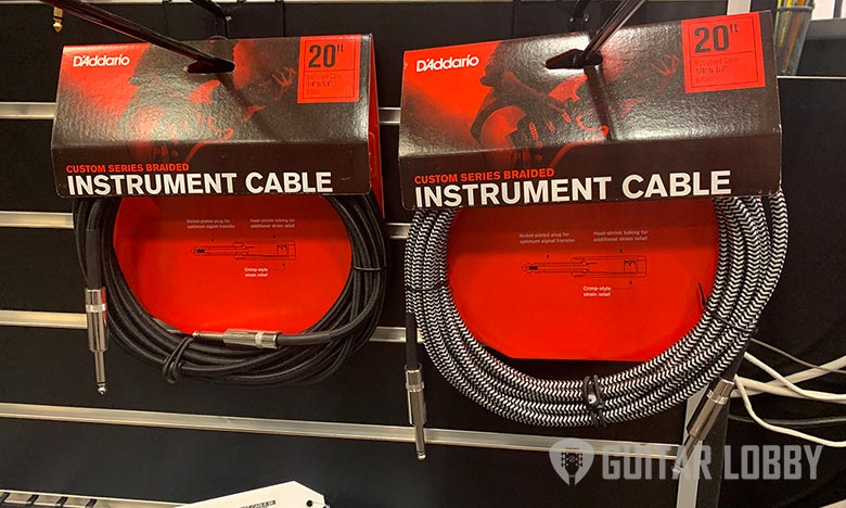 20ft D'addario Instrument Cables