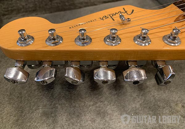 Tuning Pegs of an Electric Guitar