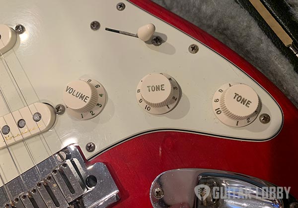 Volume and Tone Controls of an Electric Guitar Stratocaster Style