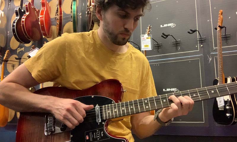 Chris Schiebel reviewing the Fender American Ultra Telecaster