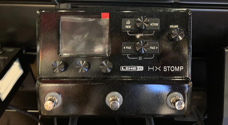 Line 6 HX Stomp test unit