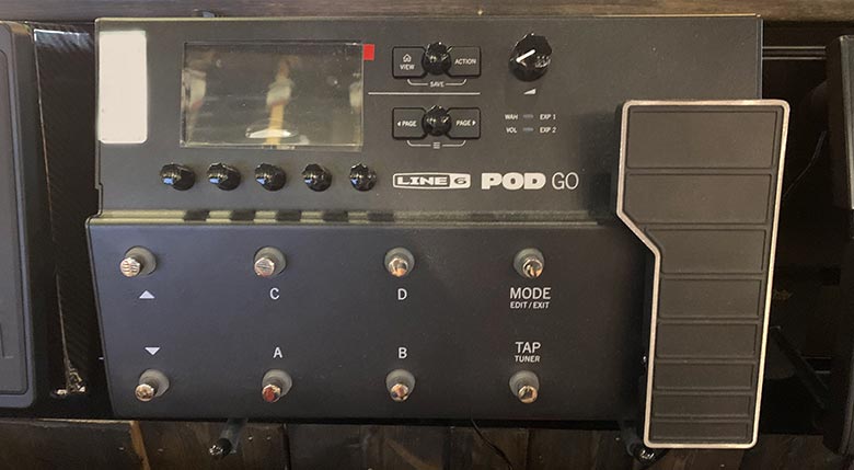 Line 6 POD GO test unit