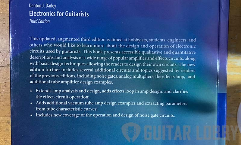 Electronics for Guitarists Back Cover