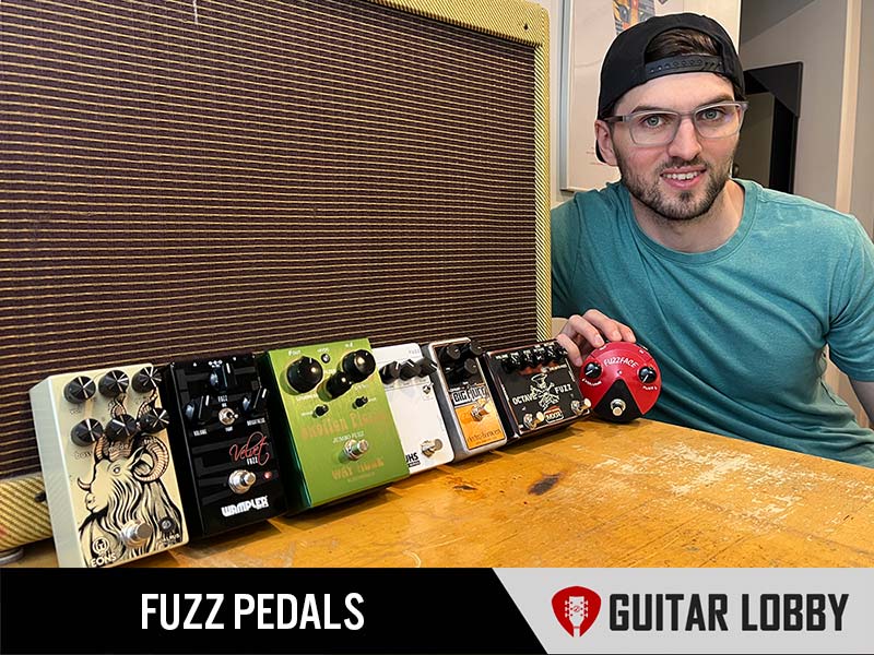 Fuzz Pedals Being Tested