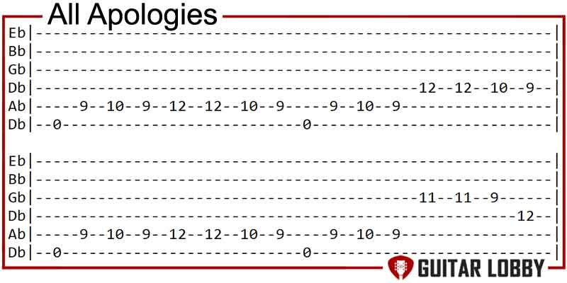 All Apologies by Nirvana guitar chords