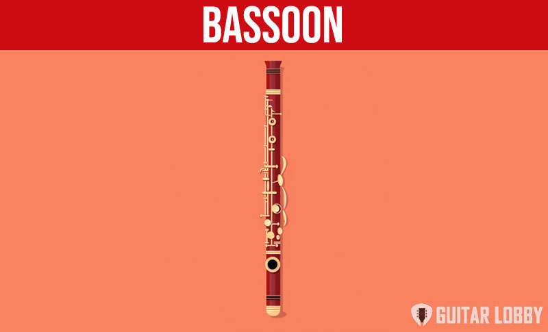 Bassoon music instrument