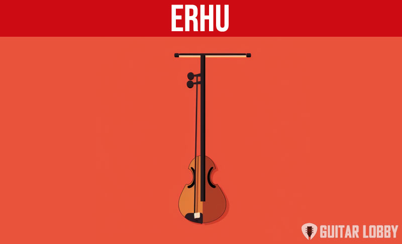 Erhu music instrument