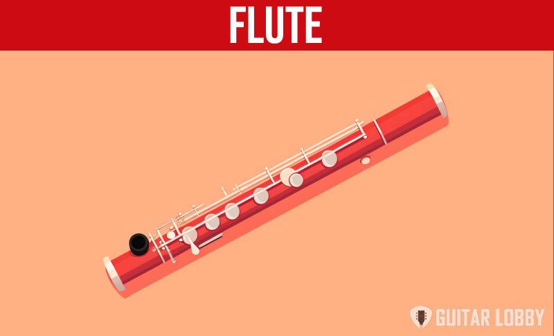 Flute music instrument