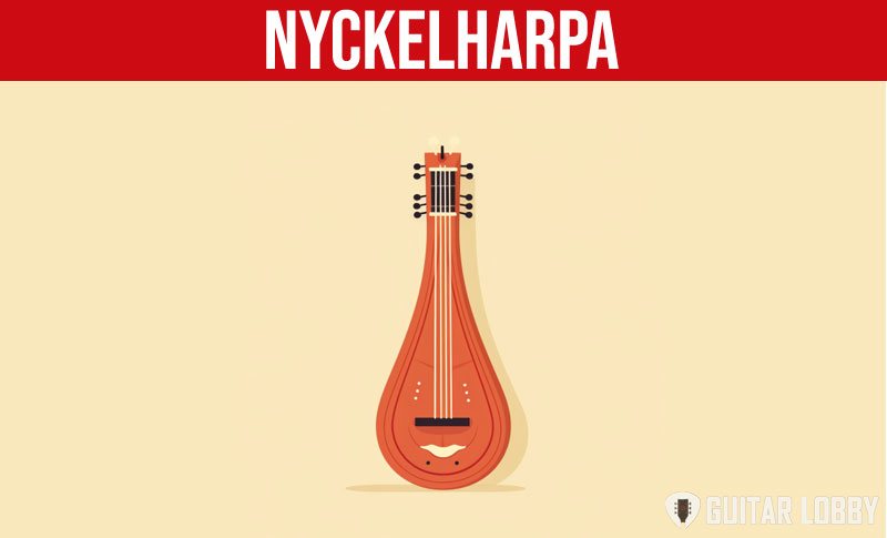 Nyckelharpa music instrument