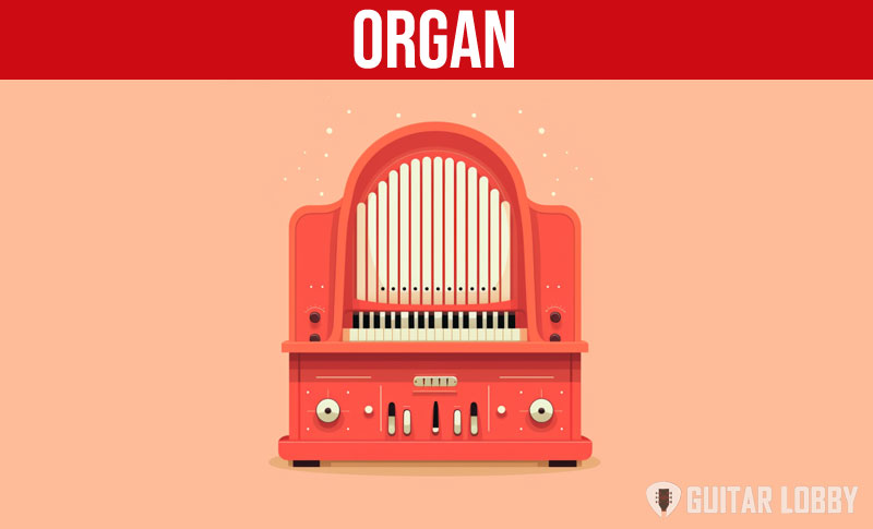 Organ music instrument