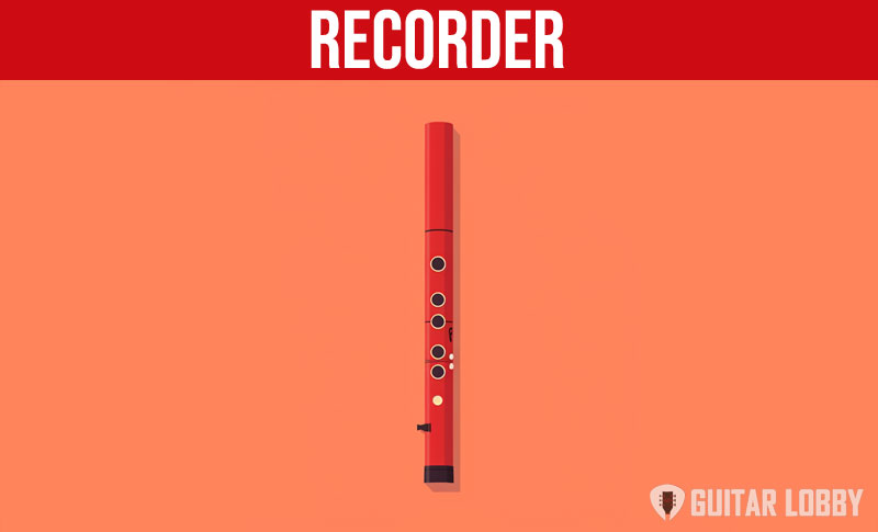 Recorder music instrument