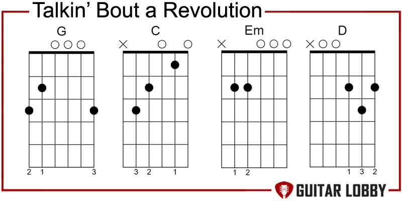 Talkin’ Bout A Revolution by Tracy Chapman guitar chords