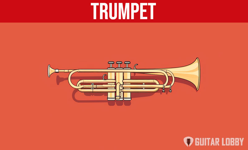 Trumpet music instrument